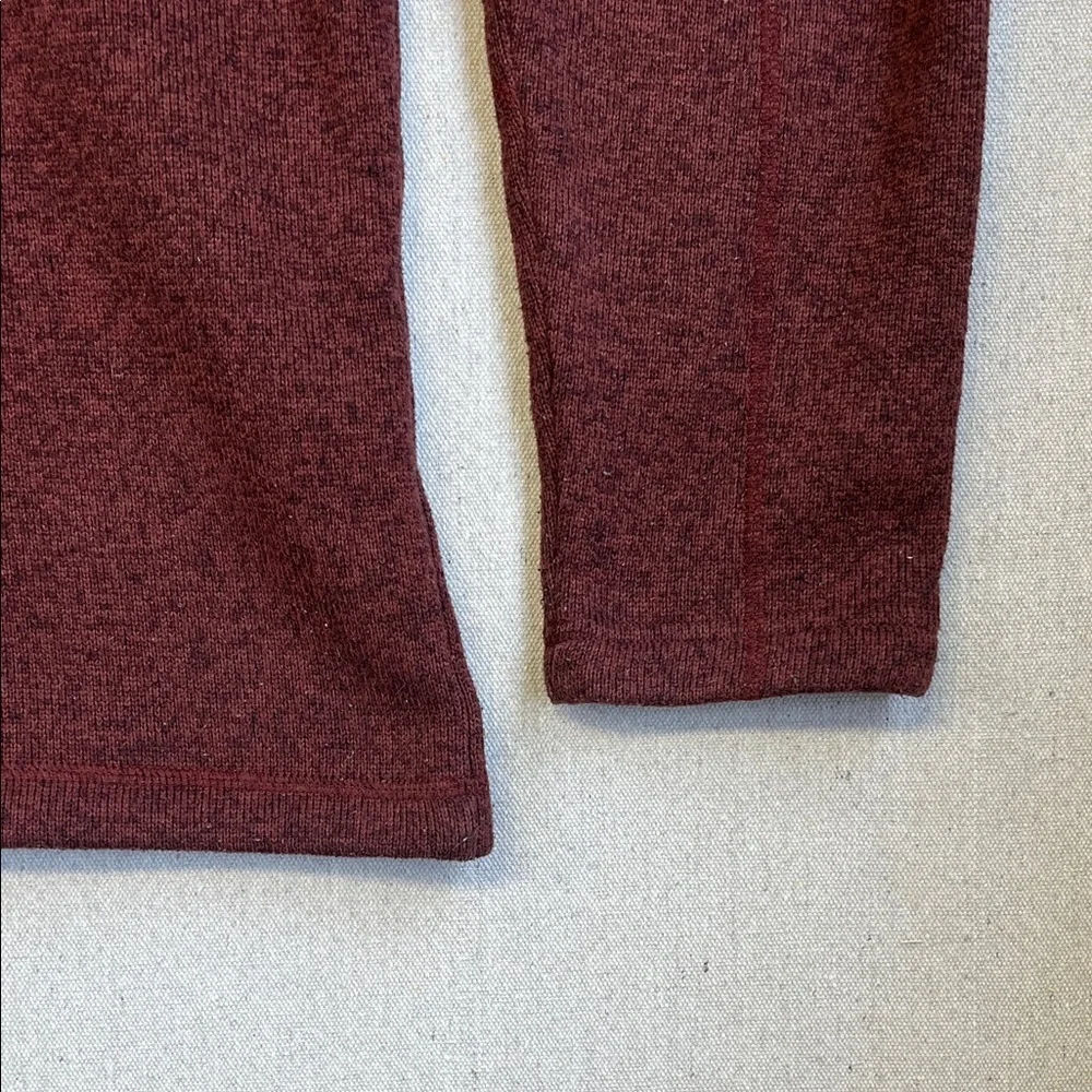 The North Face Men's Maroon Quarter Zip Sweater